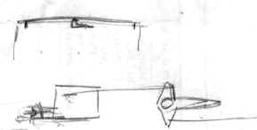 Mac's sketch of the latch mechanism.